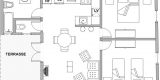 Plan du gîte Amandine