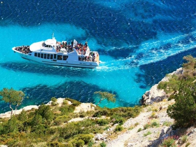 cassis en bateau